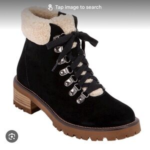 Blondo Melissa Black Suede Waterproof Boot
